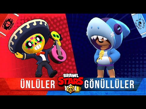 BRAWL STARS SURVİVOR 🤭 Ünlüler Gönüllüler haritası