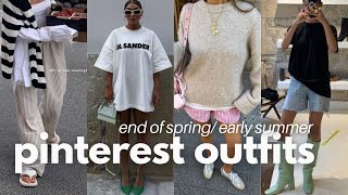 recreating pinterest outfits for may (spring/summer 24' trend inspo)
