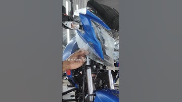 matte paint protection flim PPF available.#tvs #apachertr160 #shorts #shortsfeed #ppf #bike