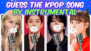 GUESS THE KPOP GROUP / IDOL BY THE INSTRUMENTAL | VERY HARD | GUESS THE SONG  KPOP QUIZ 2024