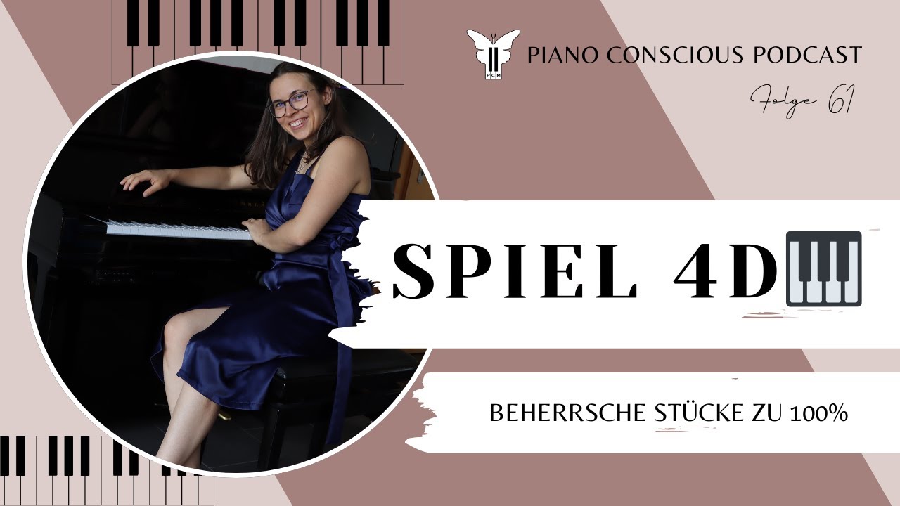 100% Sicherheit am Klavier - die 4D Methode