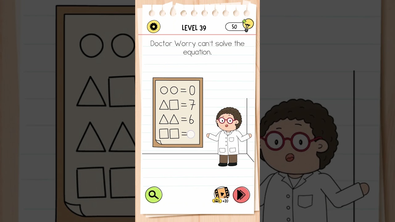 Brain Test 4: Tricky Friends - Level 39 Answer