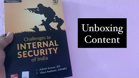 Unboxing of Internal Security of India by Ashok Kumar & Vipul | Target 🎯 2021 | #upsc #ias #pcs