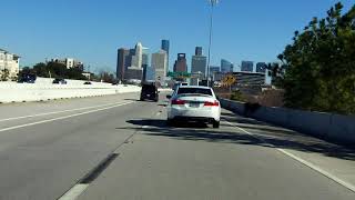 Southwest Freeway (Interstate 69) northbound ramp to Downtown Houston