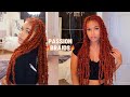 How To KNOTLESS PASSION BRAIDS at HOME | Beginner Friendly 💕 | Leeven Hair