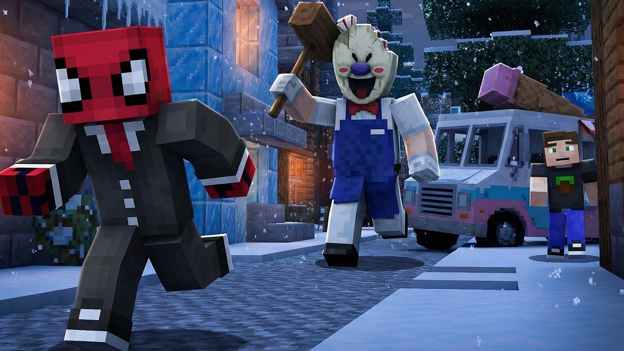 Ferited VS Korkunç Dondurmacı (Minecraft)