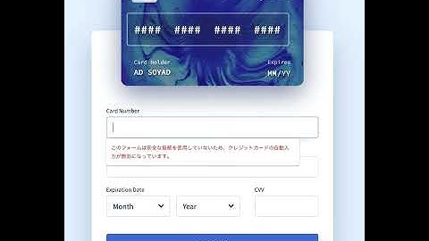 vue interactive paycard