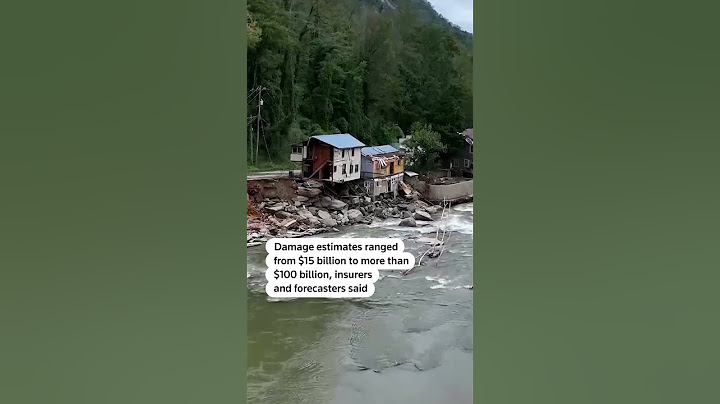 Bridges, roads and homes washed away in rural North Carolina in aftermath of Helene