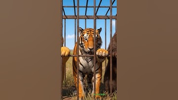 Hổ và gấu đi cứu mèo và cái kết bị nhốt ngược#shortvideo #cat #funny #cute #chumeocon