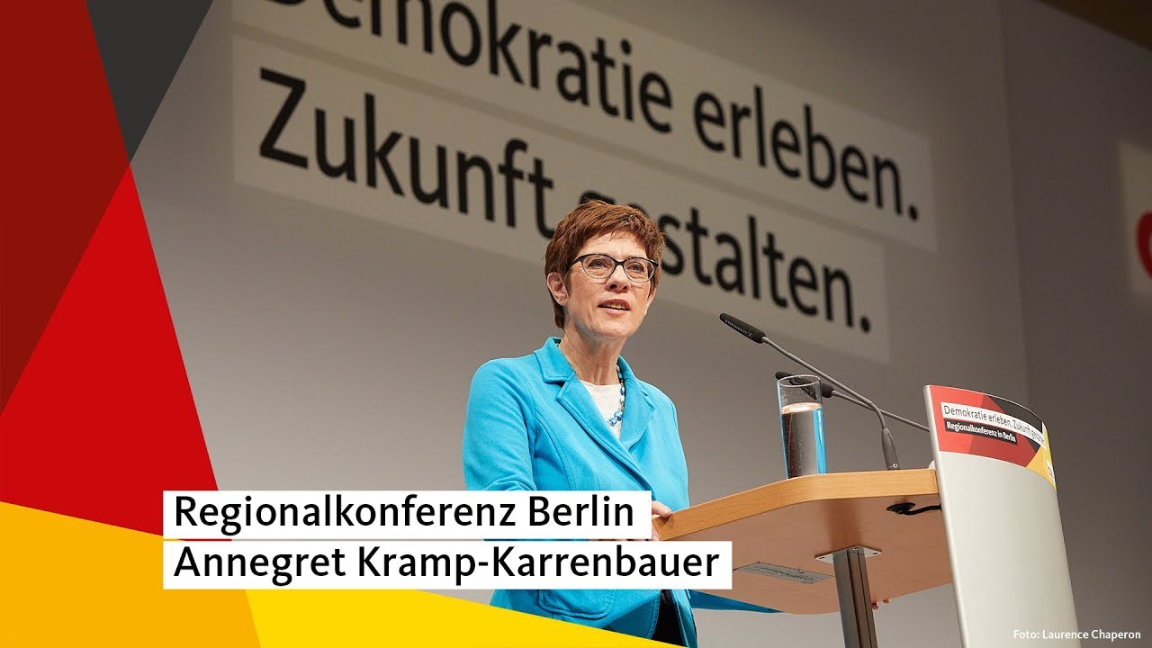 Regionalkonferenz Berlin Annegret Kramp Karrenbauer