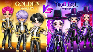 K-Pop Demon Hunters | What If Huntrix & Saja Boys Swapped Outfits? | Best DIY Fashion Paper Dolls