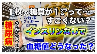 【糖尿病　食事　Type1】１枚が糖質１㌘のDELTAのクッキー♪その名もロカボクッキーご存知ですか？糖尿病の私がインスリンを打たないで食べて血糖値検証！気になる血糖値推移は…【糖尿病血糖値検証】