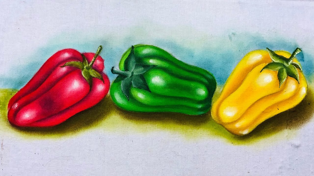 AULA DE PINTURA EM TECIDO PARA INICIANTES (PIMETÃO)