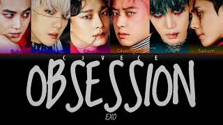 Obession- EXO (Han/Rom/Eng Color Coded Lyrics) | Cjvece