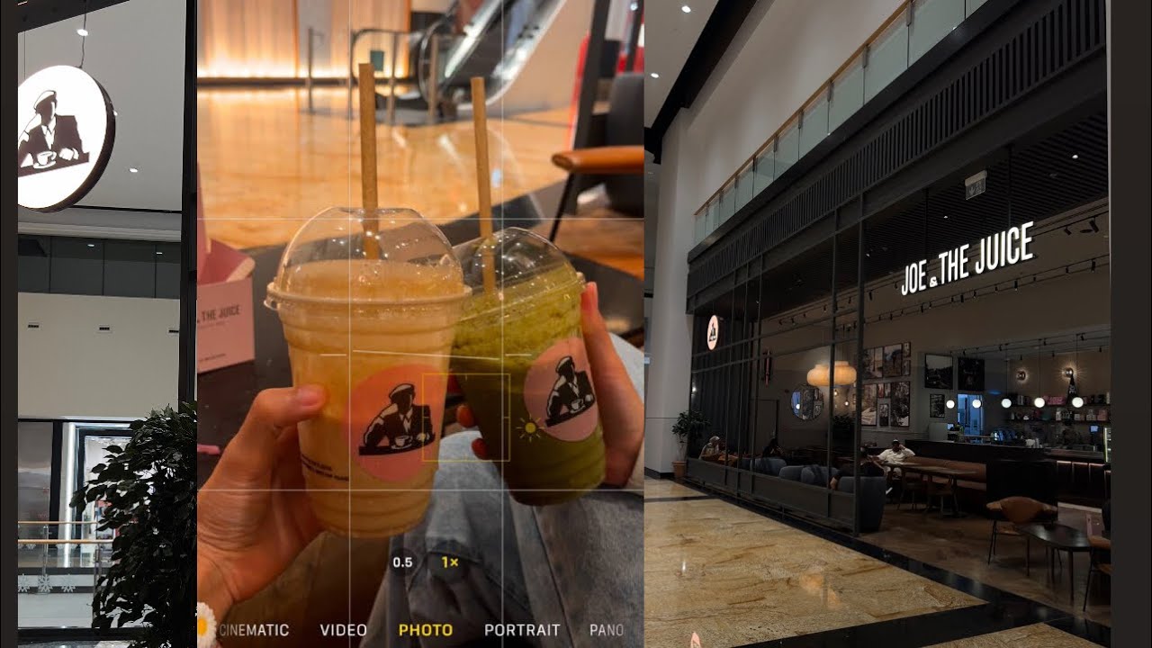 Went to our fav cafe, at Mall of Emirates  (Joe & the juice )☕️ 