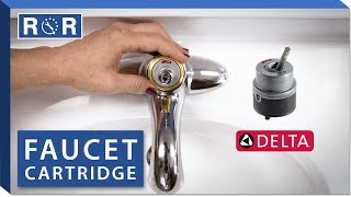 How to Replace the Cartridge in a Single Handle Delta Faucet | Repair & Replace