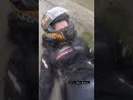 Motorcyclist Saves Her Girlfriend Rain Accident Scene Very Heart Broken