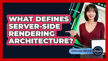 What Defines Server-Side Rendering Architecture?