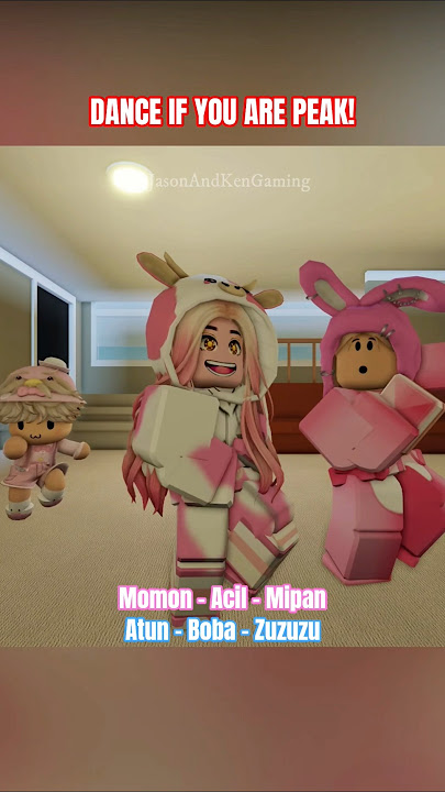 Momon, Acil, Mipan, Atun, Boba & Zuzuzu | Dance If You Are Peak! #roblox #shorts