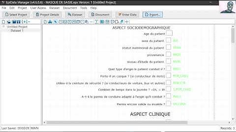 exportation données EPIDATA en fichier CSV,SPSS