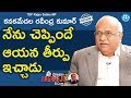 TDP Rajya Sabha MP Kanakamedala Ravindra Kumar Interview