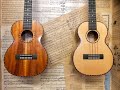 Do you prefer Koa or Spruce Top Ukuleles - A look at Kamaka Deluxe Ukes