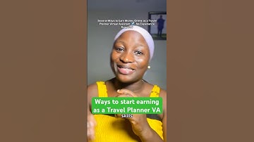 Ways to start earning as a travel planner  #virtualassistant #travelplanner #workfromhomemum