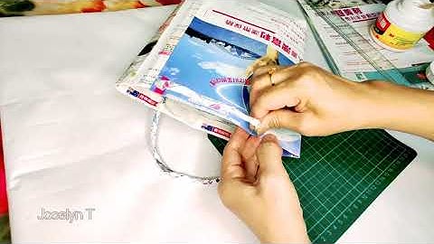 HOW TO MAKE PAPER BAG, USING NEWSPAPER OR MAGAZINE  DiY IDEA #paperbags #papercrafts #diy #homedecor