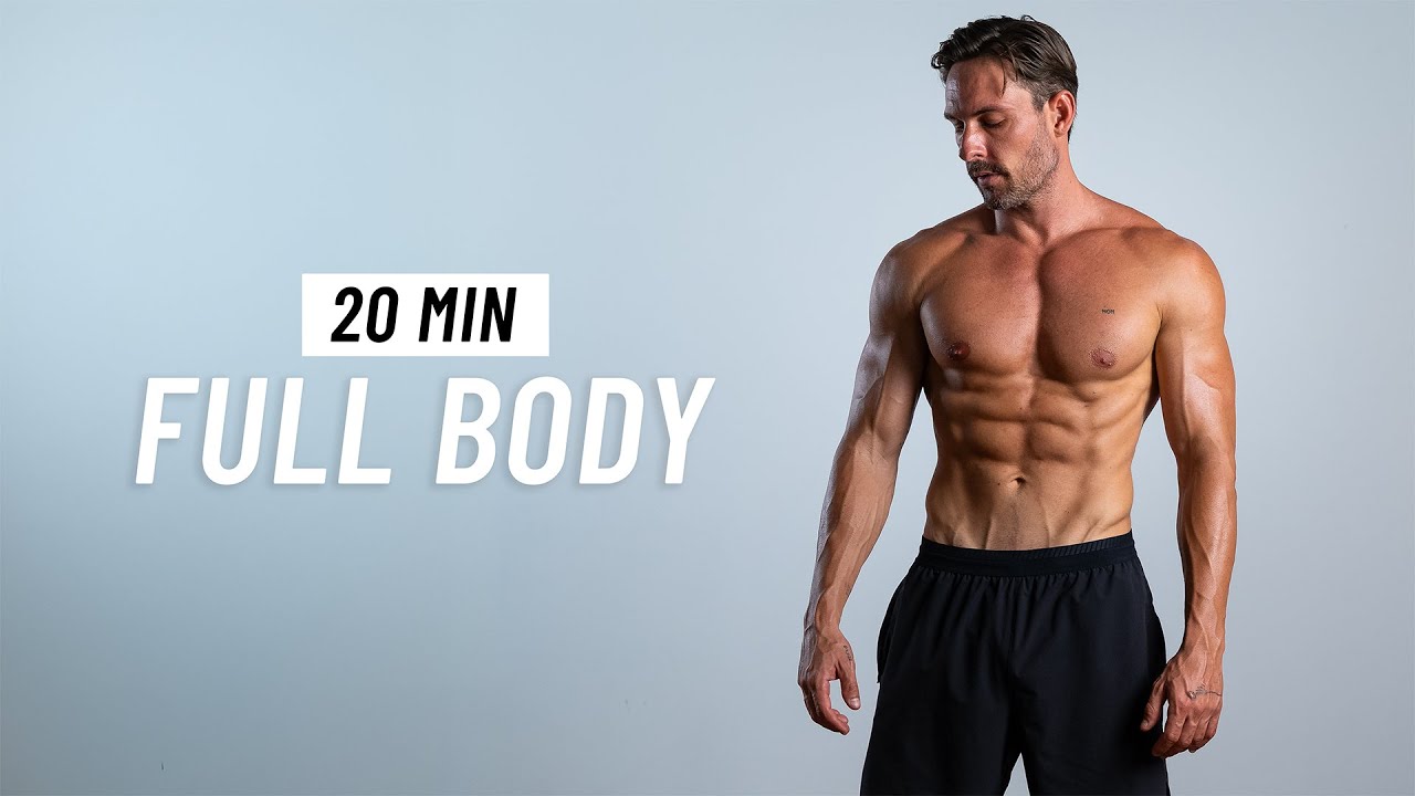 20 Min Full Body Workout - Fat Burning Cardio & Strength at Home (No ...