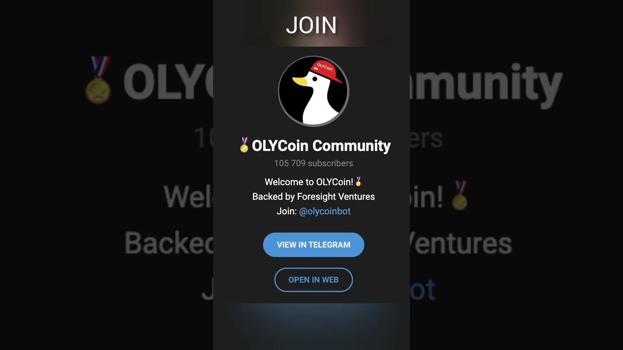 Are you mining $OLYCOIN?