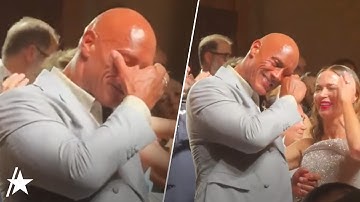 Dwayne Johnson huilt na 15 minuten staande ovatie voor première van ‘The Smashing Machine’ in Ven...