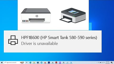 Driver Unavailable - Printer not Working in Windows 10 & 11 (Simple Solution)