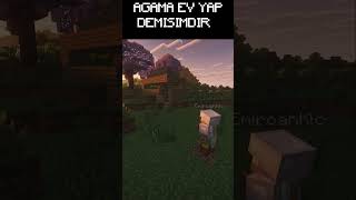 💀 Çok İyi Ev Yapıyorum Diyen Agam #minecraft