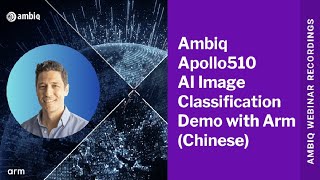 Ambiq Apollo510基于ARM的AI图像分类演示