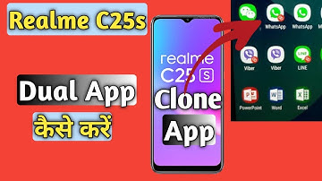 How To Dual App in Realme C25s | Realme C25s में Clone App कैसे करें | AksTech4u