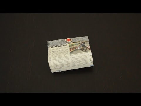 Video: Caja De Periódico De Bricolaje