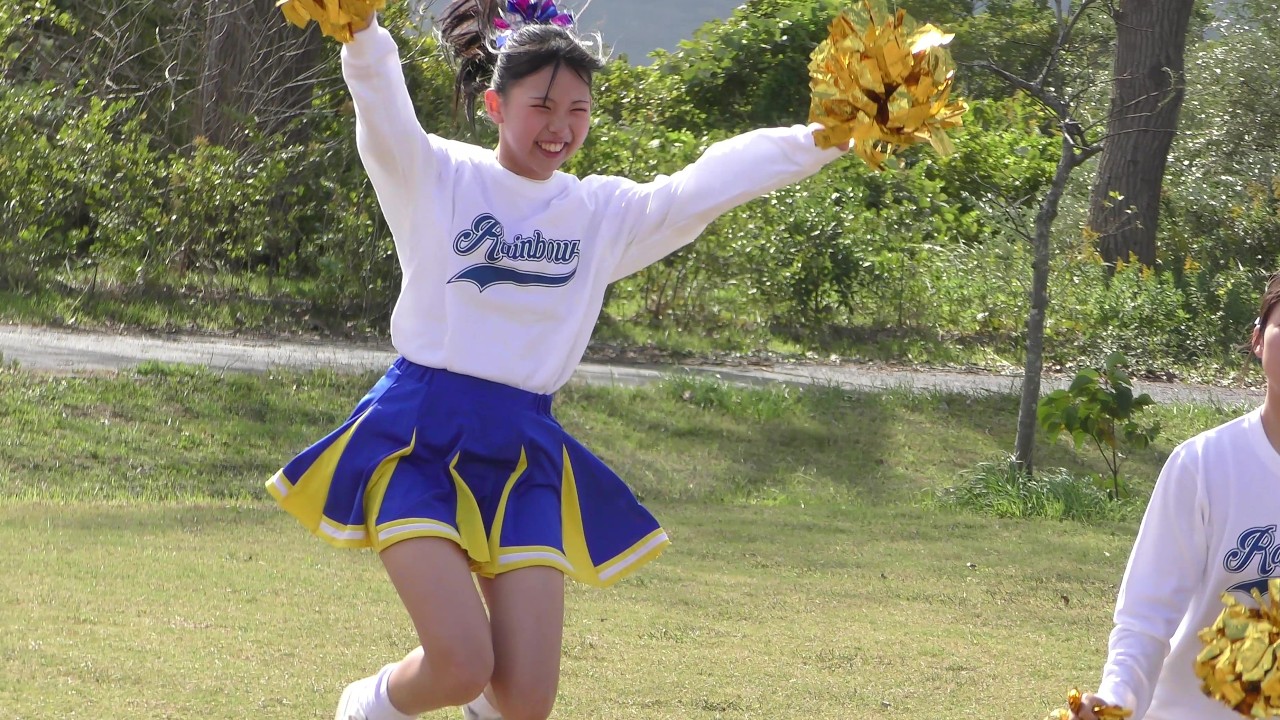 【Rinoa・チアダンスRAINBOW鳥取】「ファンサ / mona」湖山池北岸グリーンフィールド 2025.11.3【ニュースポーツ体験イベント】