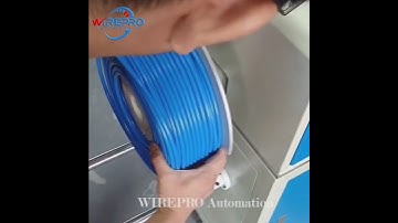 Floor type fully automatic counting meter cable rewind wire spooling winding coiling machine