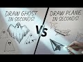 HOW TO DRAW GHOST 👻 | HOW TO DRAW PLANE ✈️
