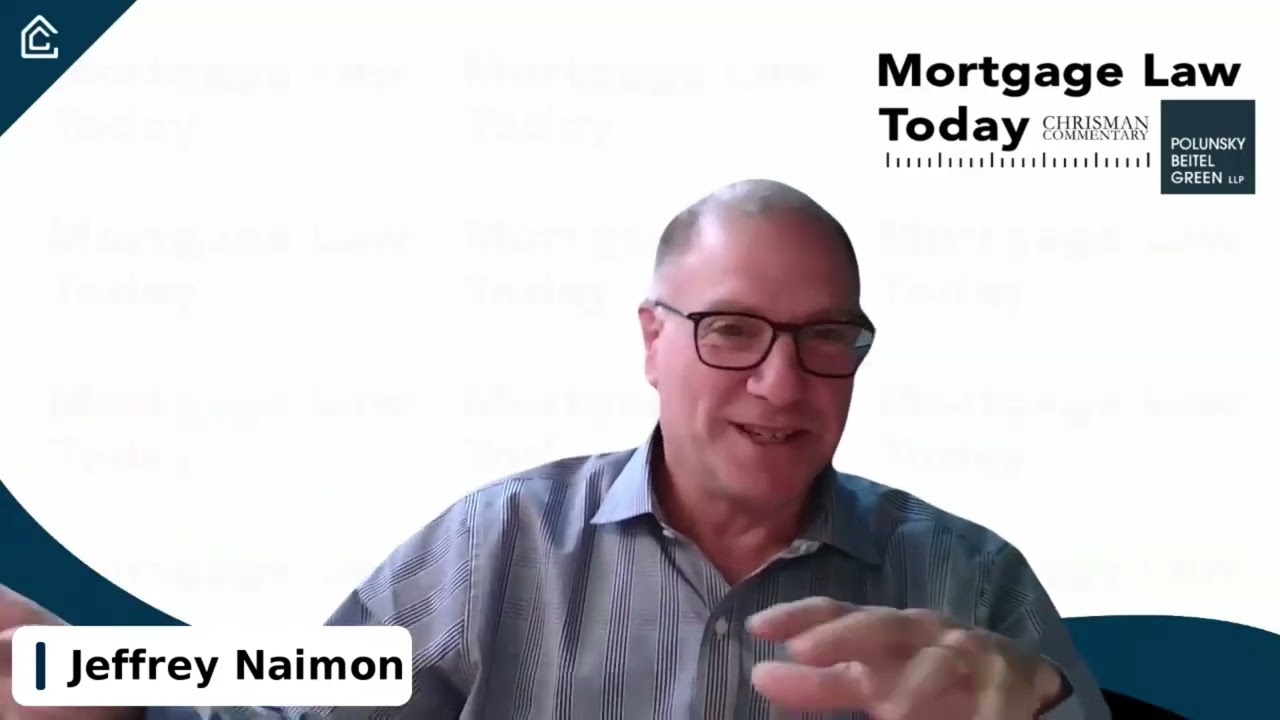 Mortgage Law Today p/b Polunsky Beitel Green: September 2025