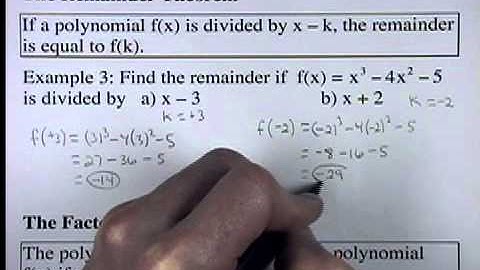 Section 5.5 Real Zeros of Polynomial Functions