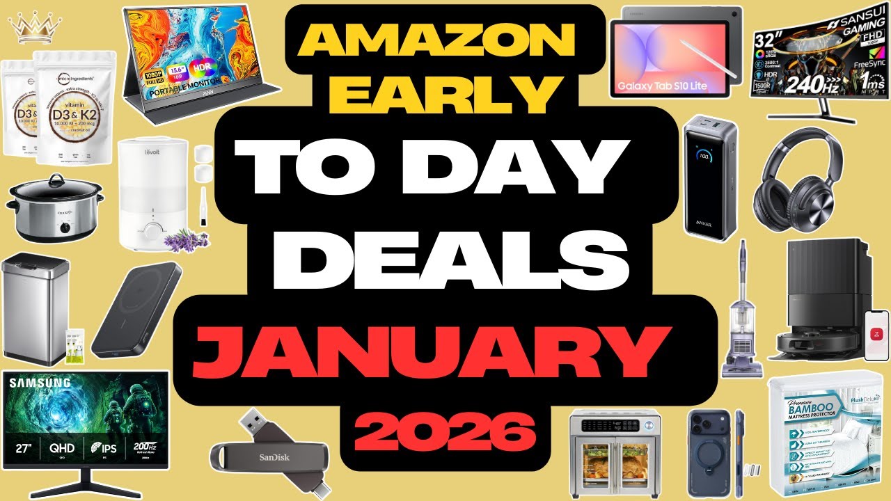 23 января: Amazon сегодня предлагает предложения 2026 года, превосходящие прошлогодние | HTD нахо...
