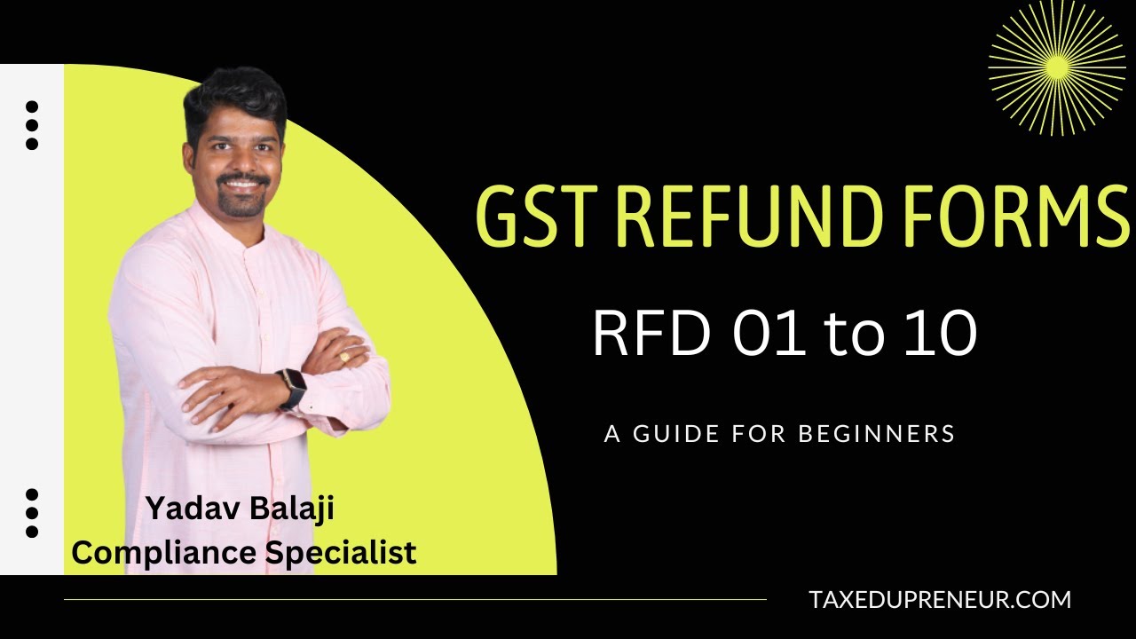 Gst Refund Forms