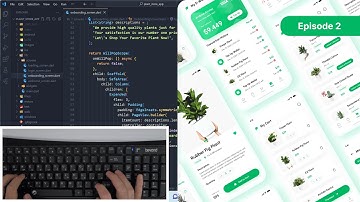 ASMR Programming - Plant App (Onboarding Screen) - No Talking