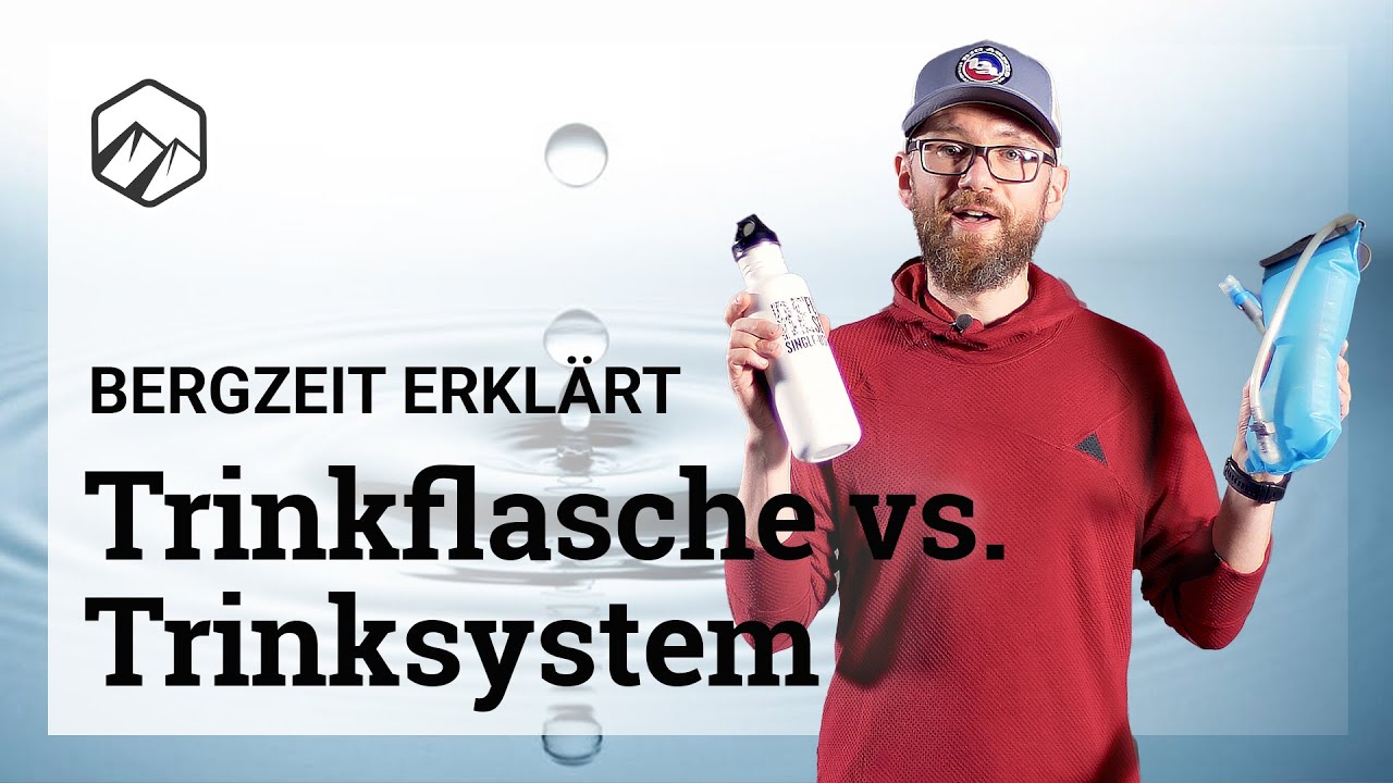 Trinkflasche oder Trinksystem - was eignet sich besser?