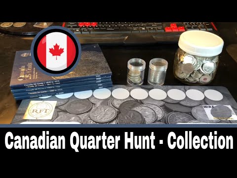 Canadian Quarter Coin Hunt And Collection Fill - Any Rare Coins?