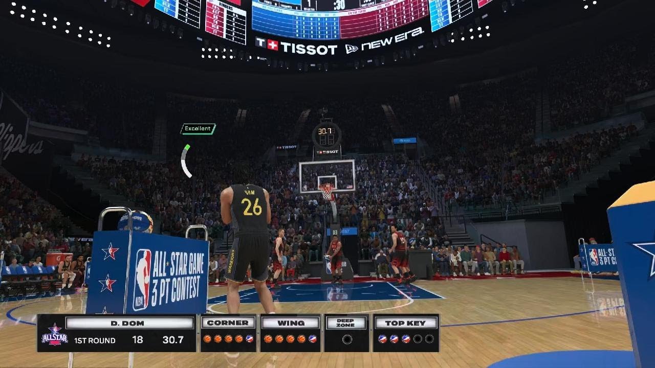 3 point contest NBA 2K26