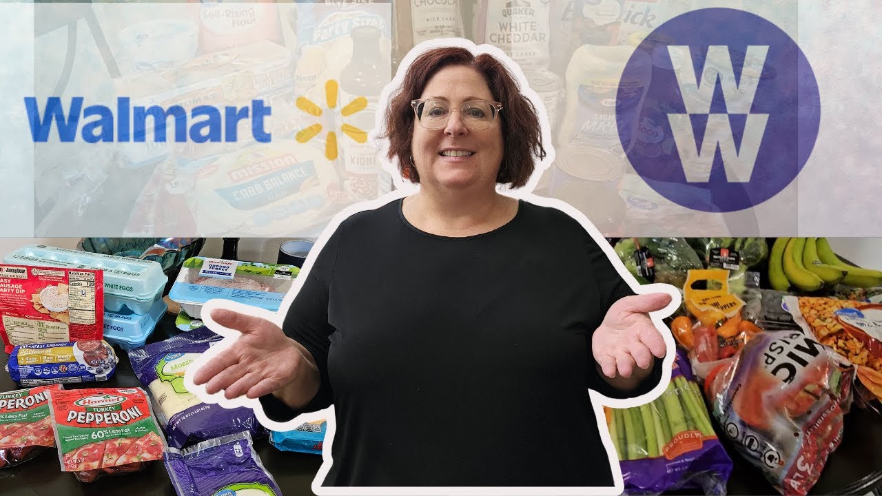 Weight Watchers | Walmart Healthy Grocery Shopping Haul