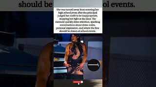 👗 Teen Banned from Prom After Principal Deemed Outfit Inappropriate #shorts #fyp #Prom #ViralStory