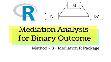 Mediation for Binary Outcome (logistic regression) in R - Method # 3
